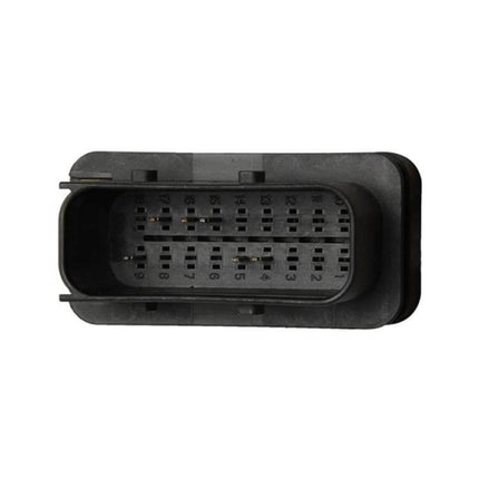 AdBlue OBD2 Emulator for Disabling Euro6 Truck Systems - close-up of black OBD2 connector plug used to disable AdBlue/DPF systems