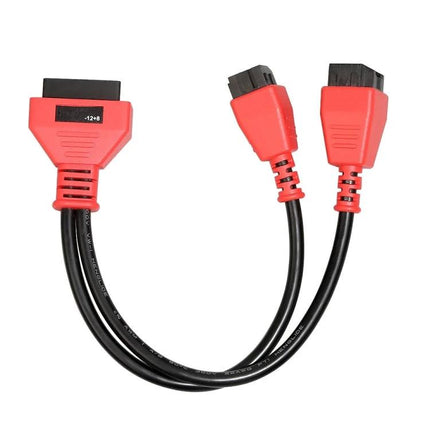Vehicle Adapter for Everyday Chrysler Car Diagnostics - red OBD-II adapter cable for Autel MaxiSys, fits 2018+ Jeep and Chrysler diagnostics