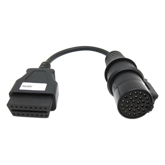 Adapter for Everyday IVECO Vehicle Diagnostics and Maintenance - 30Pin to 16Pin plug adapter for quick on‑road diagnostic connections