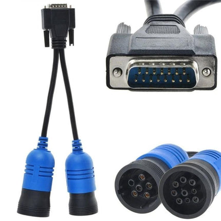 Nexiq Adapter Cable for Routine Truck Maintenance Checks — NEXIQ 125032 USB link adapter cable connecting diagnostic tools for engine and brake checks