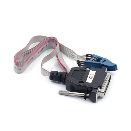 Cable for Odometer Adjustments in Daily Vehicle Maintenance connecting ST01 cable to OBD port for routine mileage calibration