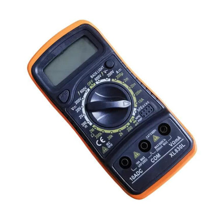 Handheld Multimeter for Everyday Home Electrical Tasks - compact handheld multimeter with 15mm LCD for testing batteries, outlets, and simple circuits
