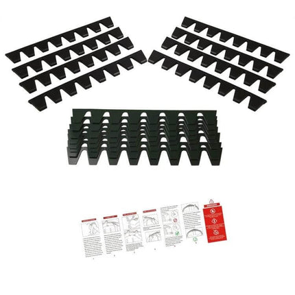 Black Car Bumper Guard Kit for Scratch and Scuff Protection - black foam bumper lip protectors with installation instructions