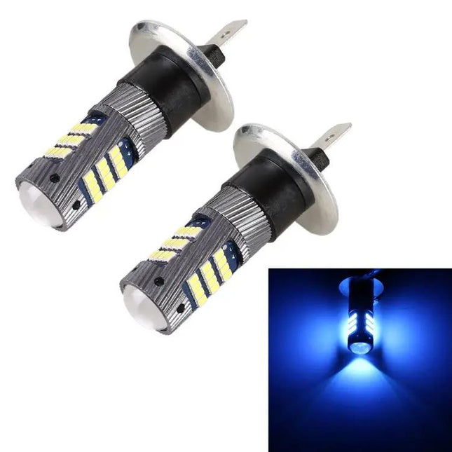 1 Pair H1 LED Fog Light For Car 12V 5W White Easy Install | Syndmart