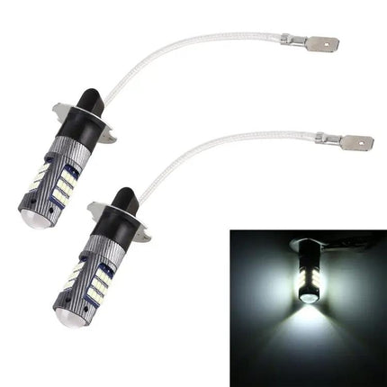 1 Pair H3 DC12V / 5W Car LED Fog Light with 42LEDs SMD-2016 Lamp Beads, H3 (White Light), H3 (Yellow Light), H3 (Ice Blue Light)