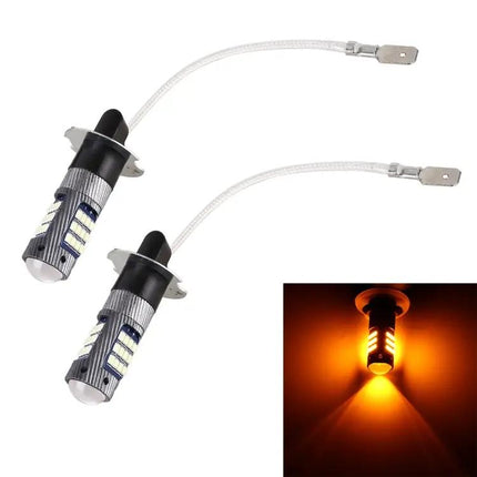 1 Pair H3 DC12V / 5W Car LED Fog Light with 42LEDs SMD-2016 Lamp Beads, H3 (White Light), H3 (Yellow Light), H3 (Ice Blue Light)