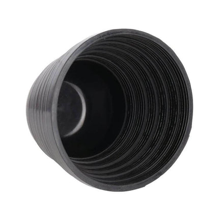 Universal Headlight Soft Rubber Dust Cover, 70-100cm Inner Diameter - black flexible rubber seal for headlight bulb opening