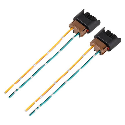9005 Bulb Holder Socket With Cable For Toyota Direct Fit - pair of durable plastic direct-fit 9005 (HB3) lamp holders with wiring