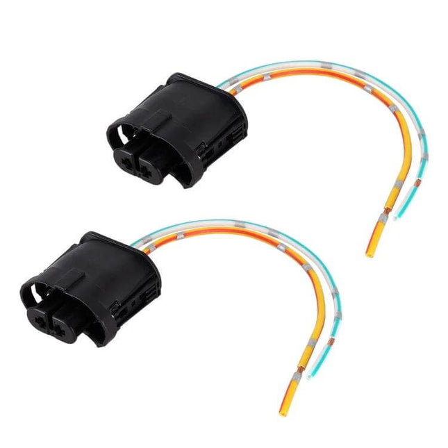 H11 Bulb Holder Base Socket With Cable For BMW Vehicle - plastic H11 lampholder adapter with wires for secure LED bulb fit