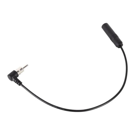 Universal Car Radio Antenna Extension Cable for Vehicles - black coax extension cable with male and female connectors for improved radio reception