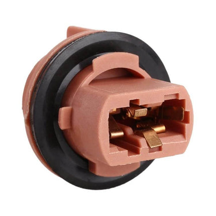 Car Brake Light Holder With Cable For Replacing Bulbs - T20 adapter lampholder with gasket for secure LED bulb replacement