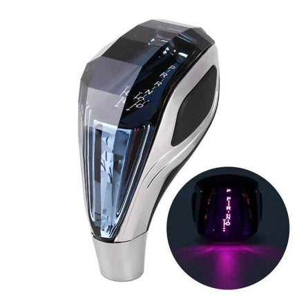 Colorful Crystal USB Charging Gear Shift Knob for Cars with LED light, USB charging port and crystal design for improved visibility