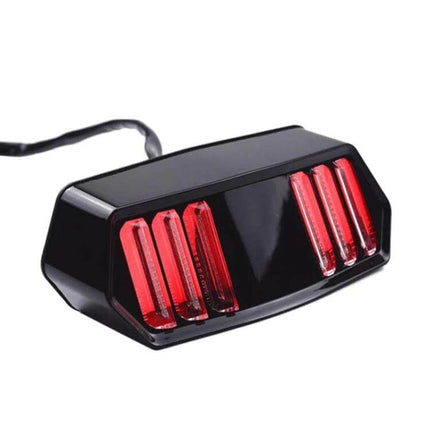 Motorcycle Tail Light Brake Lamp for Honda MSX125 with Turn Signals LED black housing red lenses compact design