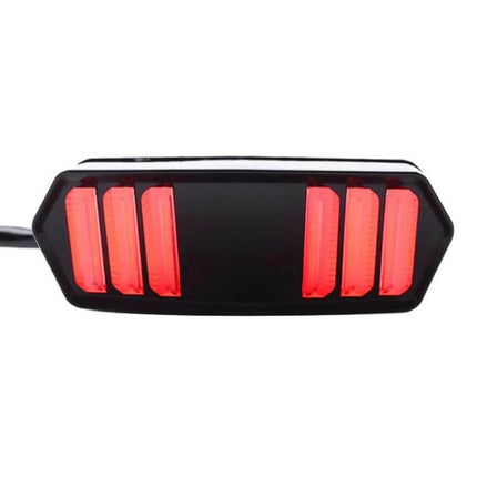 Motorcycle Tail Light Brake Lamp for Honda MSX125 with Turn Signals - LED brake lamp and integrated turn signals, compact black housing