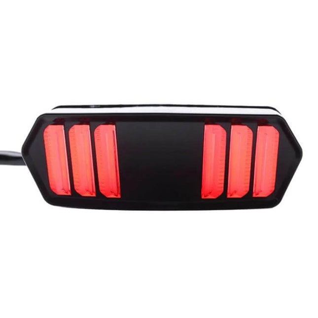 Motorcycle Tail Light Brake Lamp for Honda MSX125 with Turn Signals - LED brake lamp and integrated turn signals, compact black housing