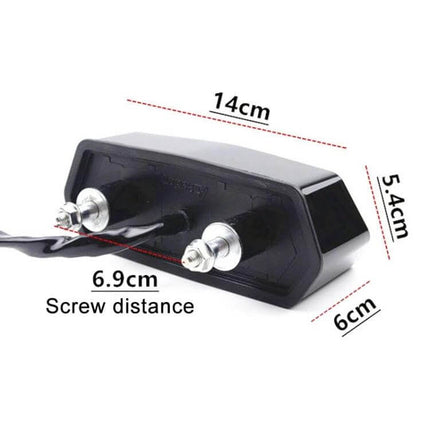 Motorcycle Tail Light Brake Lamp for Honda MSX125 with Turn Signals rear mount dimensions 14cm x 6cm screw distance 6.9cm