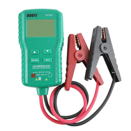 DUOYI Device for Routine Car Battery Checks in Daily Maintenance handheld battery tester with clamps