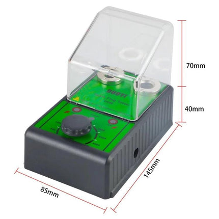 DUOYI Tool For Routine Car Maintenance Spark Plug Checks - compact 2-plug 12V spark tester with protective cover and adjustable dial