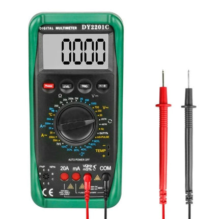 DUOYI Multimeter For Daily Car Repairs And Maintenance - handheld digital multimeter with probes for testing car battery and wiring