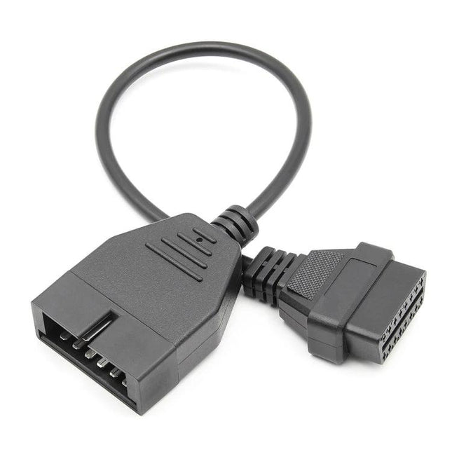 GM OBD2 Adapter Cable for Vehicle Diagnostics at Home - 12-pin GM to OBD2 diagnostic adapter cable for at-home engine code checks
