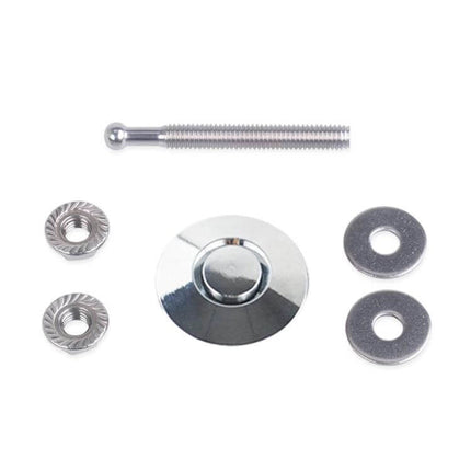 54mm Push Button Hood Pin Kit For Car Hood Keeps Hood Secure During Driving - anodized aluminum hood pin hardware set