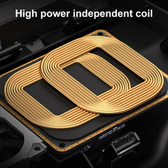 Premium 15W/10W Qi Wireless Charger for Audi Q3 (2019-2022) - HFC-1054 with Smart FOD Detection