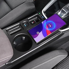 Premium 15W/10W Qi Wireless Charger for Audi Q3 (2019-2022) - HFC-1054 with Smart FOD Detection