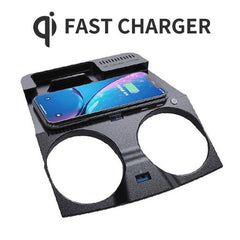 Chargeur sans fil standard Qi pour voiture HFC-1016 10 W Charge rapide pour BMW M5 2018-2021, conduite à gauche et à droite