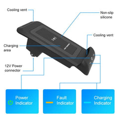 Ultra-Fast Qi Wireless Charging Dock for 2018-2021 Toyota Alphard | 10W Quick Charge & Anti-Slip Design