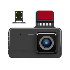 H808 Dual Lens Full HD Car Dash Camera with Continuous Recording and 24/7 Parking Surveillance