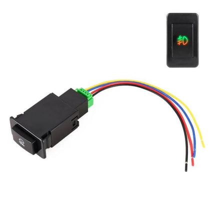 Car Fog Light On-Off Button Switch With Cable For Nissan Sunny - ABS dash-mounted switch with wiring harness