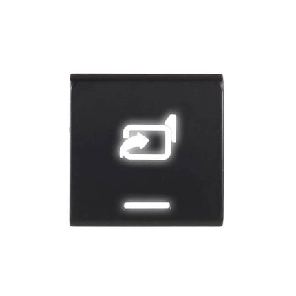 Car Fog Light On-Off Button Switch for Toyota Camry black ABS plastic push button with illuminated fog icon, front dash replacement