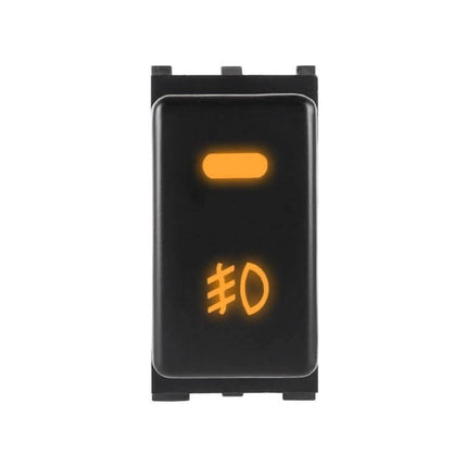 Car Fog Light On Off Button Switch With Cable Easy To Install - black illuminated fog light switch with orange icon and cable