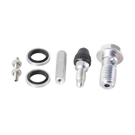 Adjustable Motorcycle Brake Clutch Master Cylinder Rod replacement parts kit with nuts seals and adjustment screw