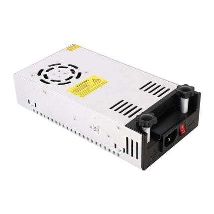 Regulated DC Power Supply for DIY Electronics and Hobby Projects 24V metal enclosure with fan and safety protections