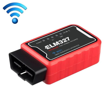 Essential Car Diagnostic Tool for Everyday Vehicle Checks - red ELM327 OBD2 WiFi diagnostic scanner plug-and-play
