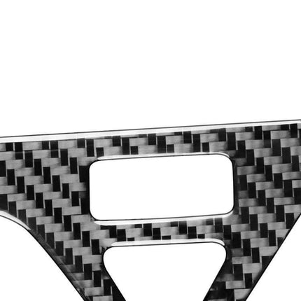 Carbon Fiber Decorative Sticker for Volkswagen Scirocco Air Outlet — close-up carbon fiber air vent trim piece for dashboard