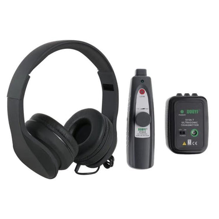 DUOYI Leak Detector for Home and Vehicle Maintenance ultrasonic transmitter receiver and headphones kit for finding seals and leaks