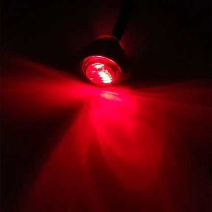 Three-LED Car Side Marker Lights Three-Quarter Inch 10 Pack