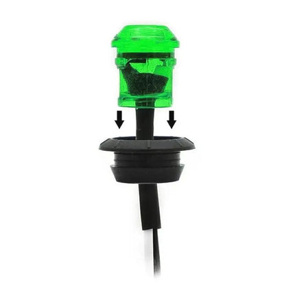 Three-LED Car Side Marker Lights Three-Quarter Inch 10 Pack
