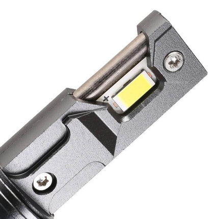 H7 LED Car Headlights For Clear Night Driving And Daily Use compact 12V 6500LM 6000K LED chip close-up