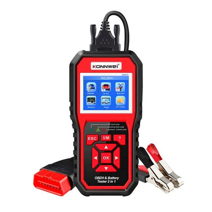Essential KONNWEI tool for everyday car battery checks - KONNWEI OBDII battery tester and scanner handheld device