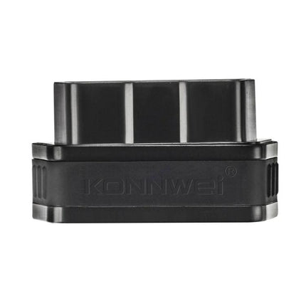 Essential Konnwei Tool for Everyday Car Maintenance Checks - compact black Konnwei OBD-II scanner for quick engine code checks and routine diagnostics