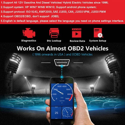 Essential Konnwei Tool for Everyday Car Maintenance Checks - handheld OBD-II scanner app displaying diagnostics and DTC lookup on smartphone