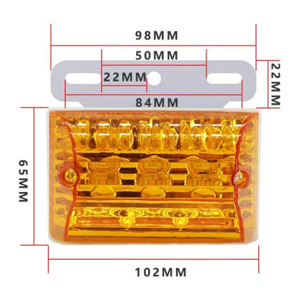 Side Marker Indicator Lights 4-Pack For Car And Truck | Syndmart