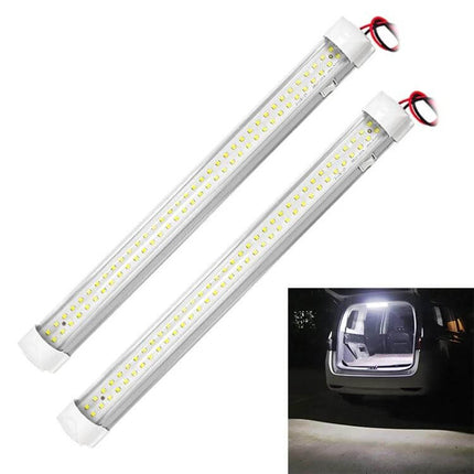 Two-Pack RV Dome Light for Cabin Interior Use Daily - dual LED ceiling lights with 72x2835 beads, bright low-heat illumination for RVs and campers