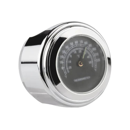 Motorcycle Handlebar Thermometer for 22-25mm Bars, Black
