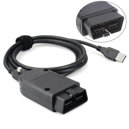 OBD2 Cable for Everyday Car Diagnostics on Volkswagen Vehicles - USB to OBD2 connector for home engine code reading