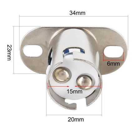 1 Pair Car 1157 Bulb Holder Socket With Cable Easy To Install metal 1157 socket with cable plug-and-play replacement for tail/brake/turn lights