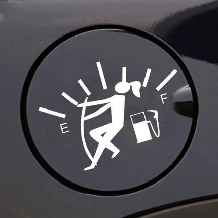 Reflective Vinyl Car Sticker with Female Design for Decoration